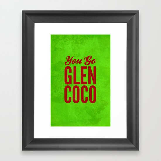 Glen Coco Xmas Framed Art Print