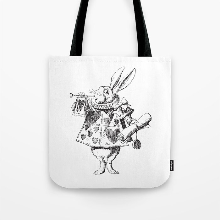 Handbag Alice in Wonderland. Rabbit