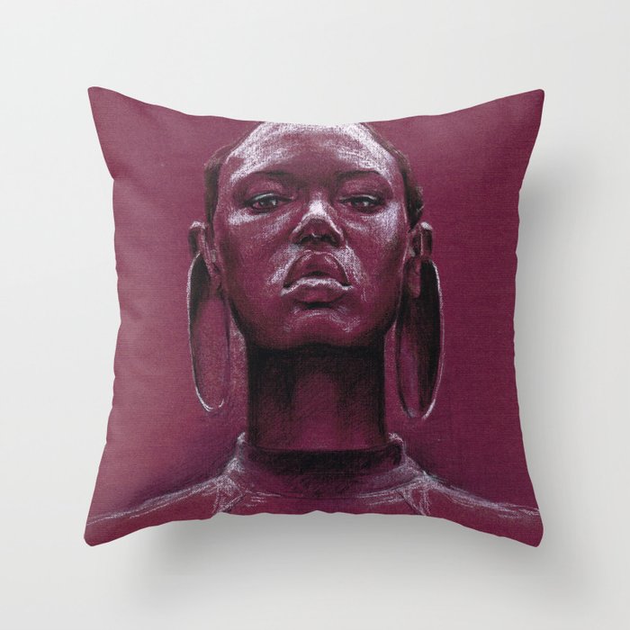 Gorgeous african Throw Pillow