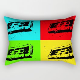 Cassettes Square Rectangular Pillow
