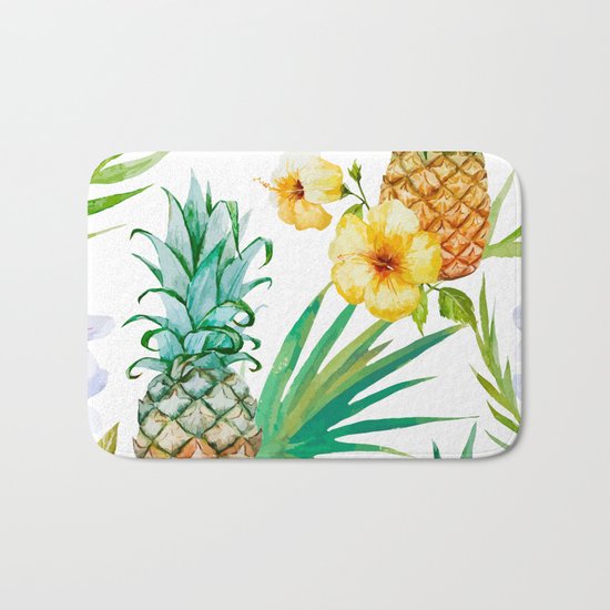 Pineapple Mood Bath Mat