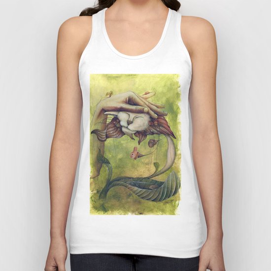 E.A.Poe "The Black Cat" Unisex Tank Top