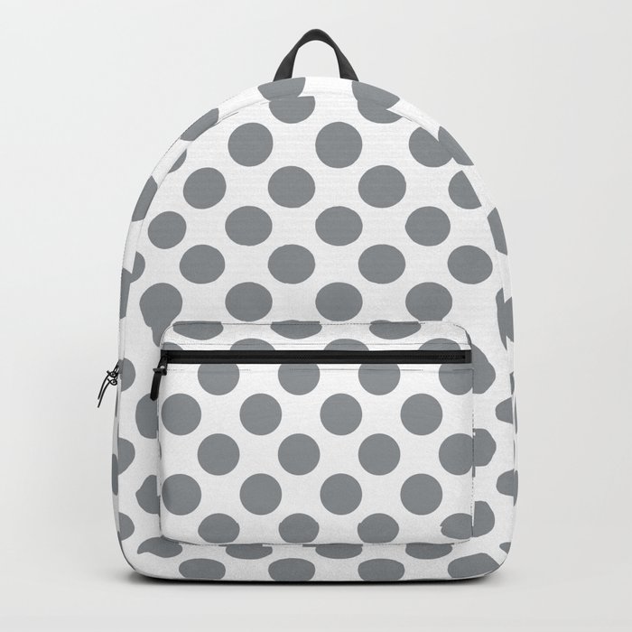 Steely Gray - polka 4 Backpack