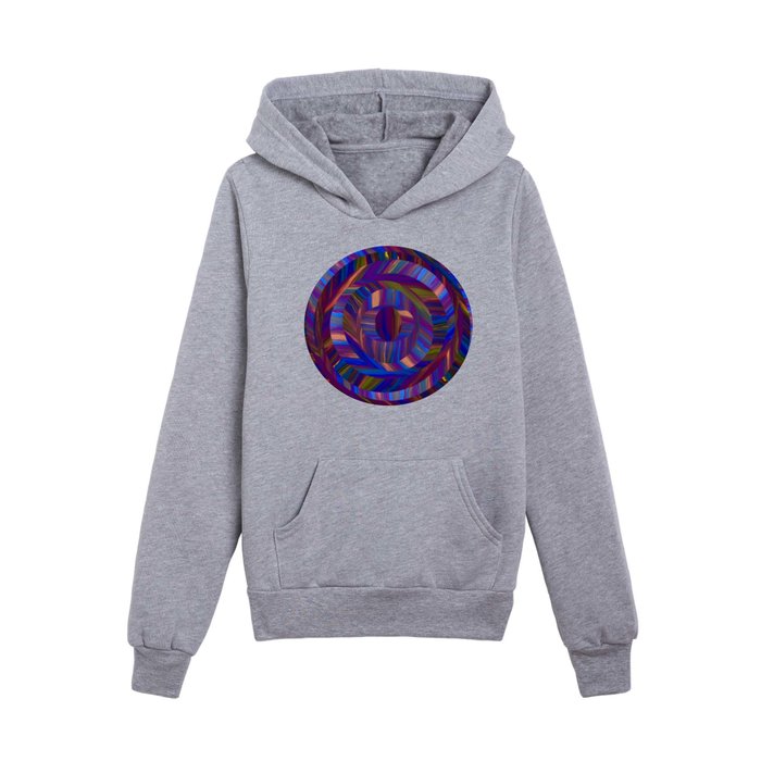 Colorful World Brown Kids Pullover Hoodie