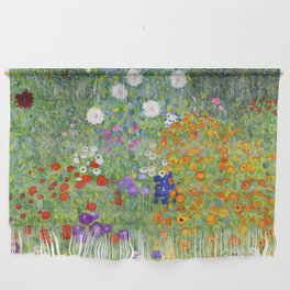 Flower Garden - Gustav Klimt Wall Hanging