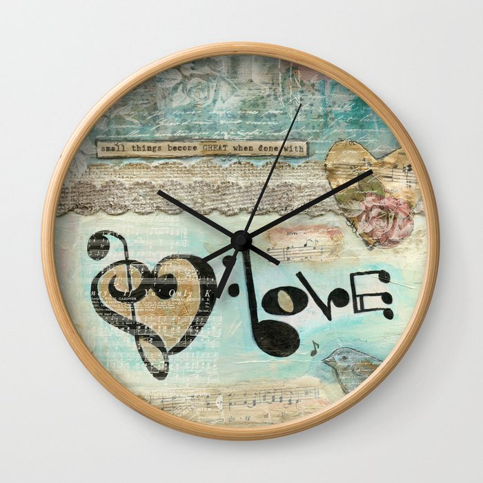 love note Wall Clock