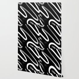 Black & White Abstract Lines#2 Wallpaper