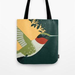 Ruby-Throated Hummingbird Tote Bag