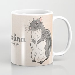 Little Thumbelina Girl: Meerkat Squirrel Coffee Mug