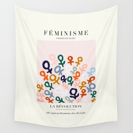 L'ART DU FÉMINISME — Feminist Art — Matisse Exhibition Poster Wall Tapestry