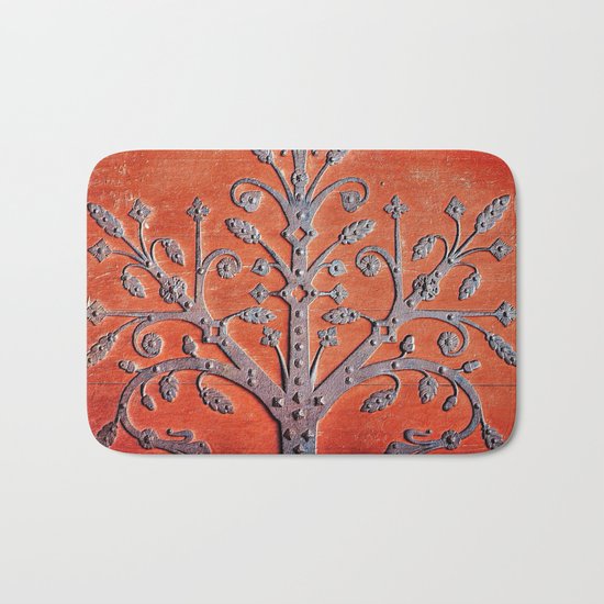 Gothic Red Door Bath Mat