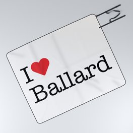 I Heart Ballard, UT Picnic Blanket