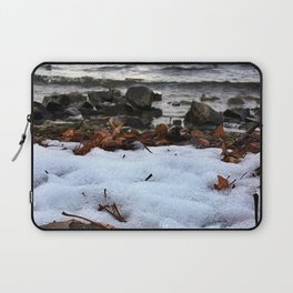 Snow and Waves Laptop Sleeve