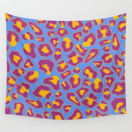 Purple Leopard  Wall Tapestry