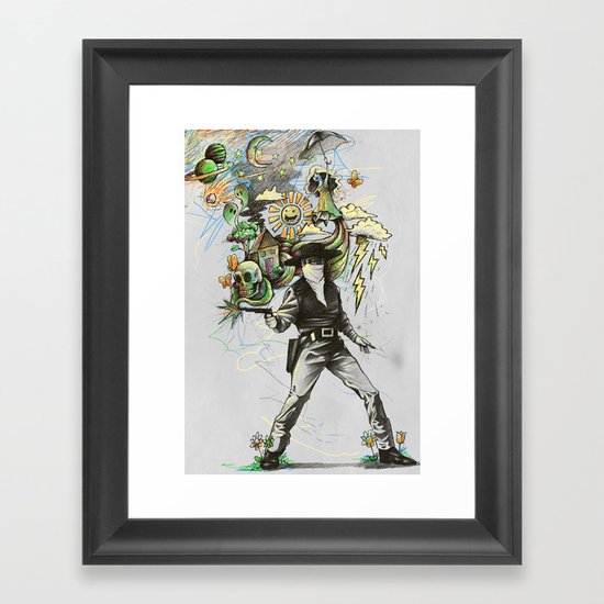 Quickdraw Framed Art Print