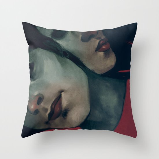 thesunlighthurtsmyeyes Throw Pillow