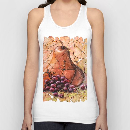 Pear & Grapes Fresco Unisex Tank Top