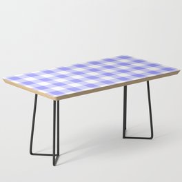 Classic Check - periwinkle Coffee Table