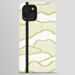 Abstract mountains line 15 iPhone Wallet Case