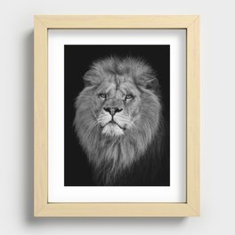 Lion - Confidence Recessed Framed Print