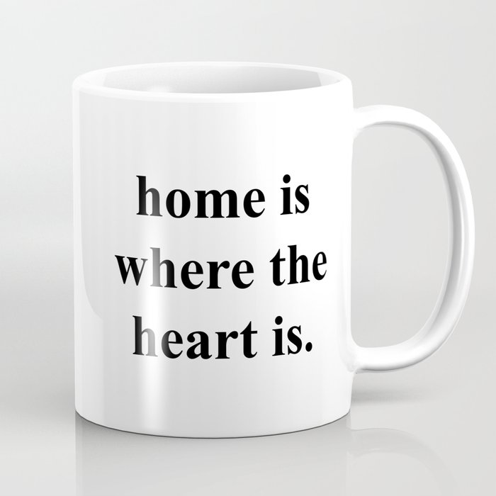 Home Is Where The Heart Is Coffee Mug