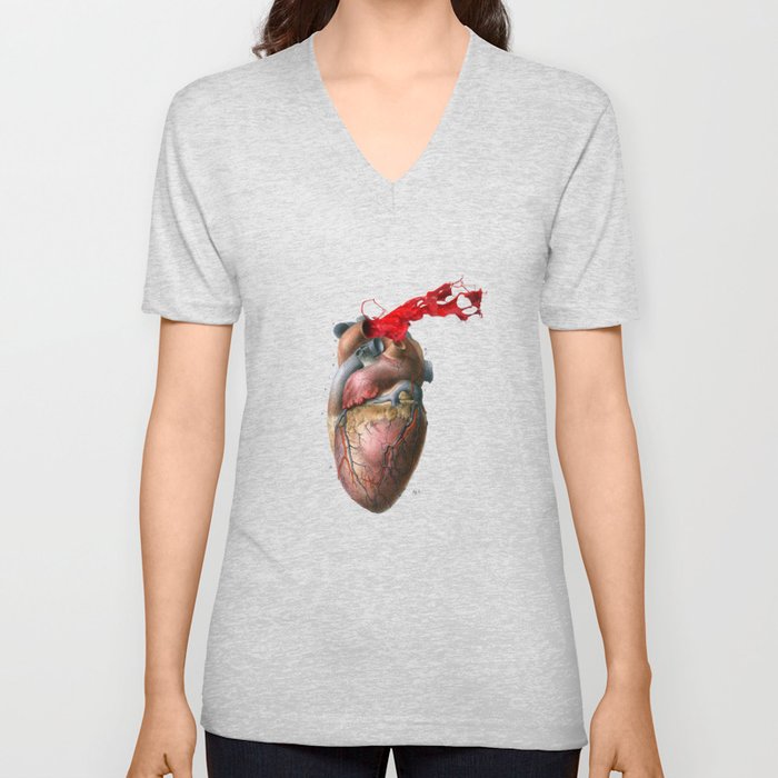 Broken Heart - Fig. 3 V Neck T Shirt