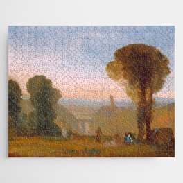 J.M.W. Turner "Italian Landscape with Bridge and Tower" Jigsaw Puzzle