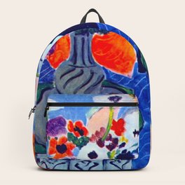odalisque harmonie bleue - Henri Matisse  Backpack