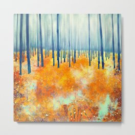 Late Autumn Metal Print | Digital, Forest, Abstract, Watercolor, Mixedmedia, Other, Landscape, Nature, Graphicdesign, Autumn 