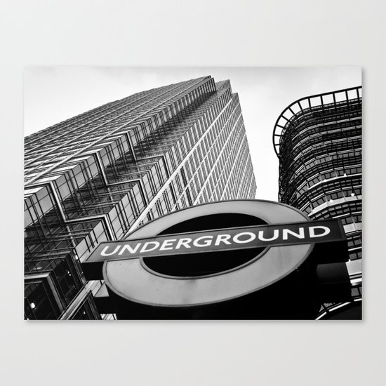 Canary Wharf Canvas Print