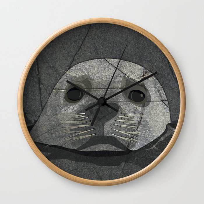 Rock Face Wall Clock