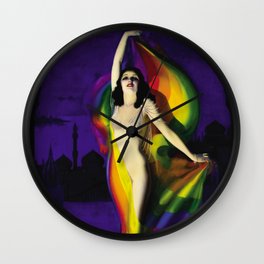Song of India, by Rolf Armstrong Wall Clock