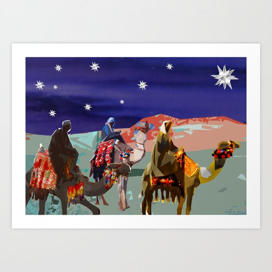 The Three kings Art Print
