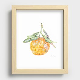 Clementine Recessed Framed Print