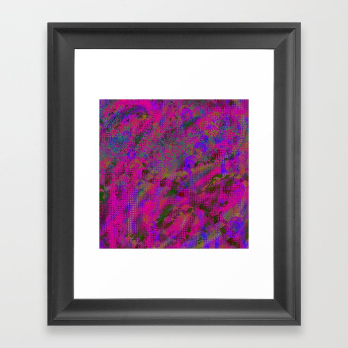 Orbit Neon Lights  Framed Art Print