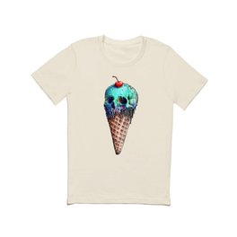 Ice Cream Skull T Shirt