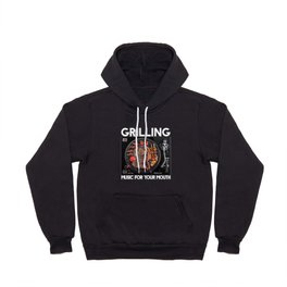 Grilling Music for Your Ears Backyard Grill Party Hoody