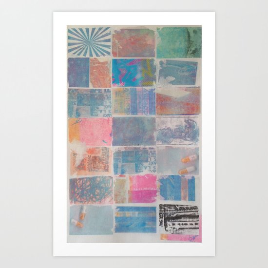 FADED COLORS Art Print