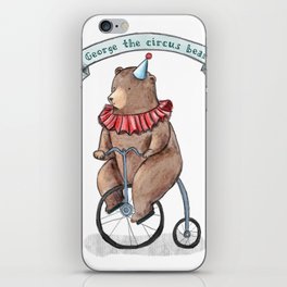 George the circus bear iPhone Skin