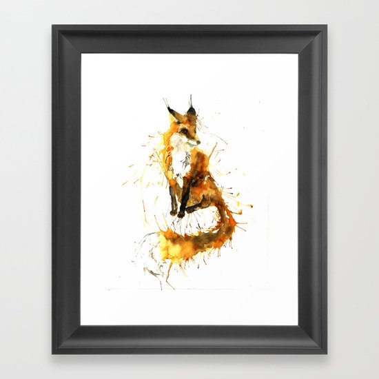 Bushy Tailed Framed Art Print