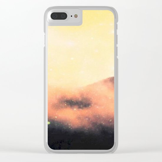 Cosmic landscape #stardust #society6 Clear iPhone Case