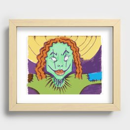 The Scarekrow Recessed Framed Print