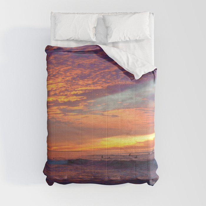 Pink Sunset Comforter