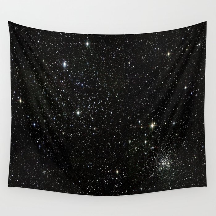 Space - Stars - Starry Night - Black - Universe - Deep Space Wall Tapestry