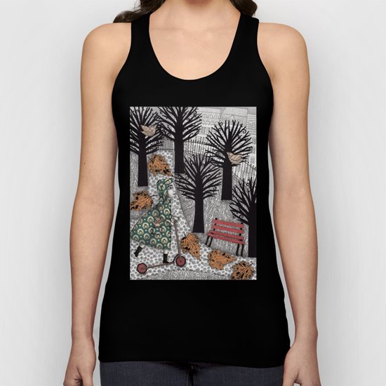 Autumn in the Park Unisex Tank Top