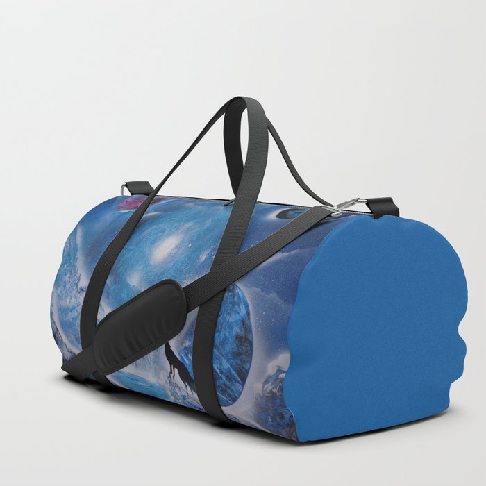 A Frozen Night To Remember Duffle Bag by Dim kad Society6
