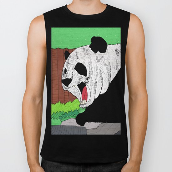 Panda ROAR! Biker Tank