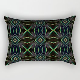 Cosmic X Black Rectangular Pillow