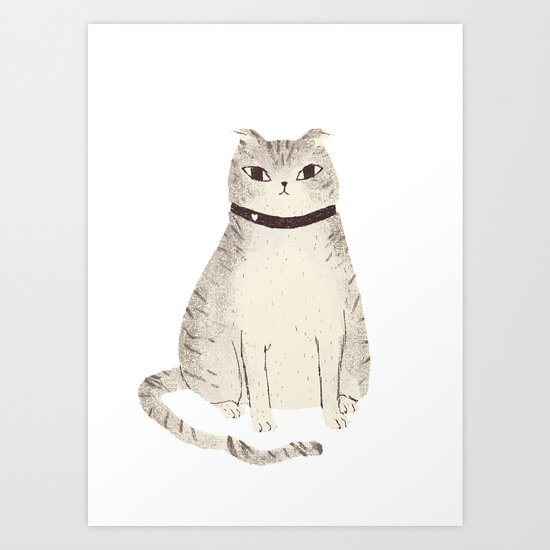 cat Art Print