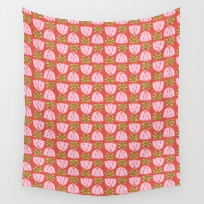 Flip Flop Pink Large Wall Tapestry